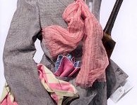 Foulard, écharpe, gant et bonnet